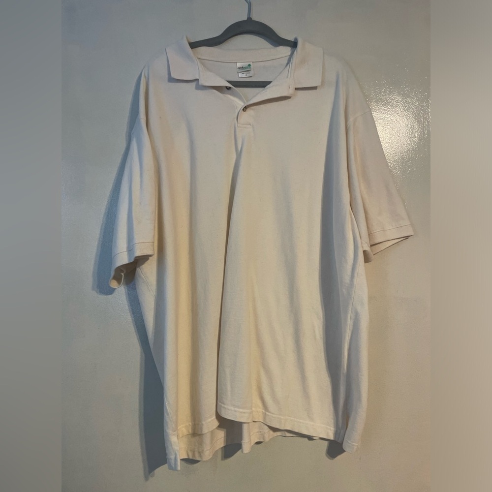 Men’s organic cotton polo shirt size 3x sustainable